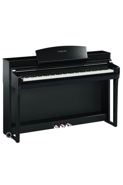 Yamaha بيانو رقمي كلافينوفا CSP-255 PE، بلون الأبنوس المصقول