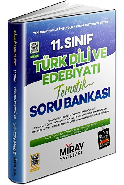 Miray Yayınları Miray 2027 11. Sınıf Türk Dili Ve Edebiyatı Konu Özetli Temat...