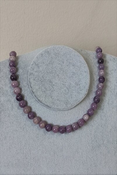 LADIN DOGALTAŞ Certified 6 mm Sunstone Natural Stone Necklace