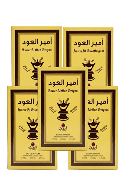 Al aqeeq 5 قطع من عطر أمير العود الأصلي 100 مل