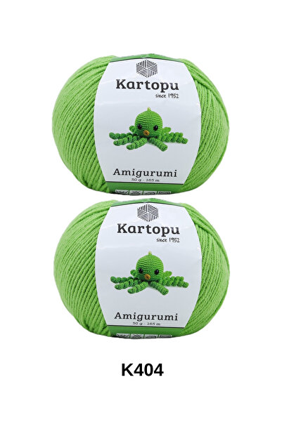 hobi dünyası evim 2 Pieces of Snowball Amigurumi Yarn 50 Grams 165 Meters Toy...