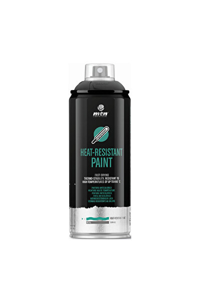 Montana colors طلاء MTN PRO المقاوم للحرارة أسود 400 متر