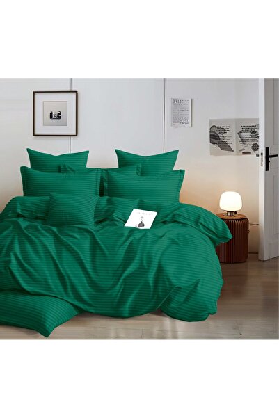 CHIRASO Set Lenjerie de Pat CHIRASO, 6 Piese, DAMASC, Cearceaf ELASTIC 180x20...