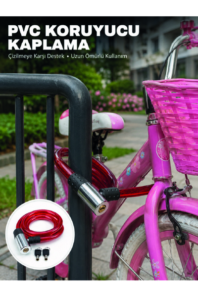 Lisinya Safety Lock for Bicycles, Electric Scooters, and Kids' Bikes -