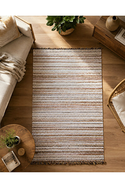 Craft Kilim Makinede Yıkanabilen Kaymaz Tabanlı Makine Dokuma Kilim