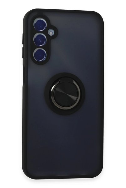 New Face غطاء سيليكون ACONCEPT Galaxy M34 5G مع حلقة مونتريال (113852) - أسود