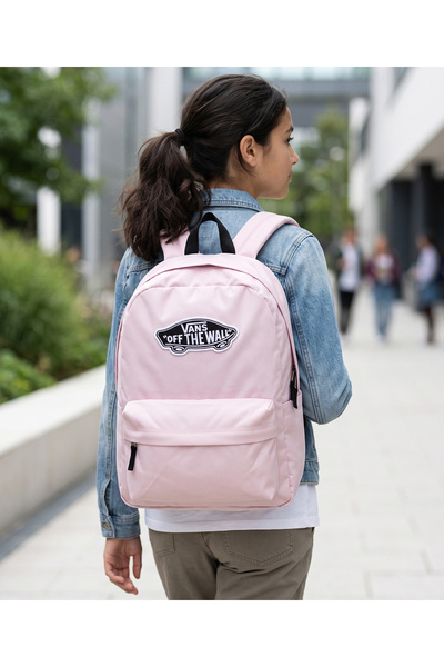 Vans حقيبة ظهر Old Skool مناسبة للاستخدام اليومي والمدرسة، حقيبة ظهر ملونة