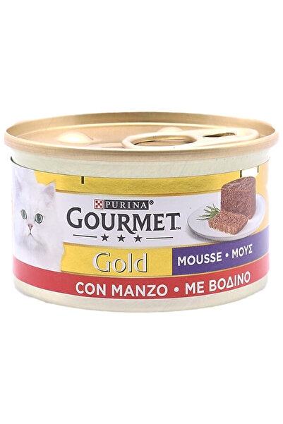 Gourmet Gold ΓΑΤΟΤΡΟΦΗ 85gr - (ΒΟΔΙΝΟ) (MOUSSE)