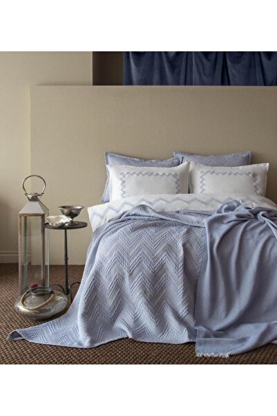 Apricitas HOME EVELYN İNDİGO ÇİFT KİŞİLİK TIMELESS PRIME SET