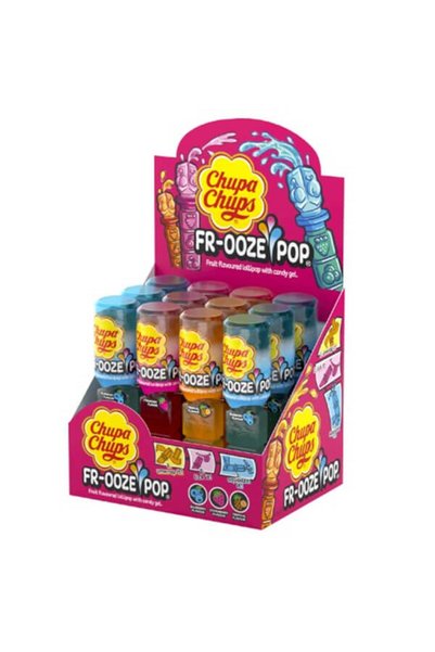 Chupa Chups ΓΛEIΦΙΤΖΟΥΡΙ FR-OOZE POP (12τεμ.) - (STRAWBERRY, BLUEBERRY, COLA)