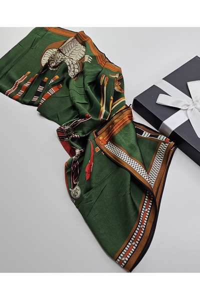 tomrisboutique Luxury Voile Silk Shawl Hijab Foulard Scarf Shawl Patterned 70...
