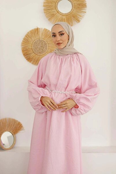 müqofficial Dream Soft Blouse Skirt Set - Pink