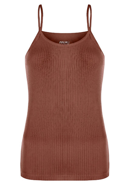 TOLIN Women's 100% Cotton Rope Strap Undershirt 1238