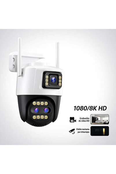 Jortan Тройна камера за наблюдение JT-9999 PRO, 9MP, WiFi/LAN, Нощно виждане,...