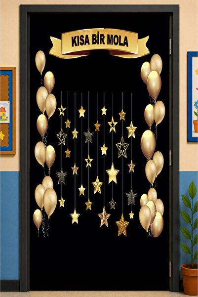 PROMISEBACKDROP2 زينة باب مرنة مقاس 190x75 سم، زينة باب من القماش، عطلة قصيرة...