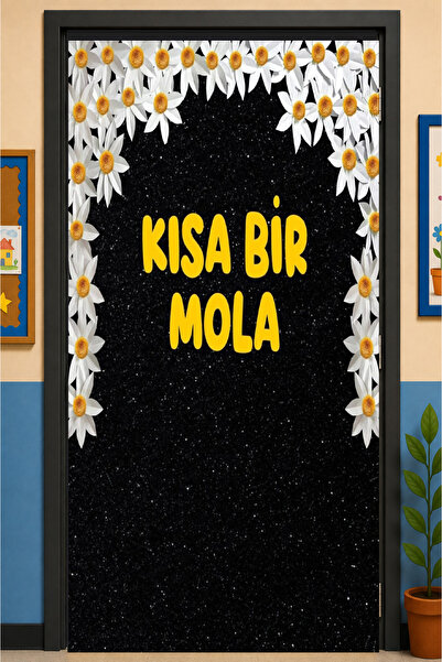 PROMISEBACKDROP2 زينة باب مرنة مقاس 190x75 سم، زينة باب من القماش، عطلة قصيرة...