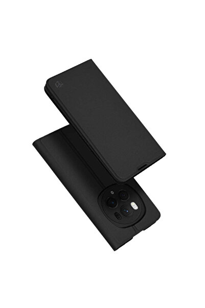 Techsuit Husă pentru Honor Magic6 Pro, Magskin Book, negru - negru