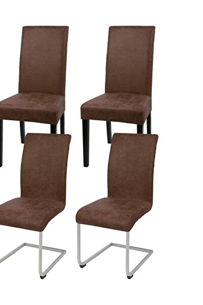 Dotail Set of 4 Chair Covers, Stretchy, Universal Fit, 46 x 48 x 60 cm, Polye...