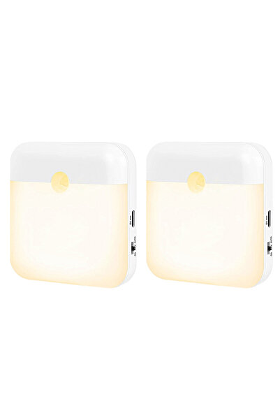 Choice Warm light 2PC Human Body Induction Night Light for Bedroom Kitchen Co...