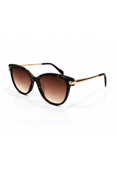 Fumes Bella Women's Cat-Eye Sunglasses | Premium Tortoise Frame with Brown Gr...