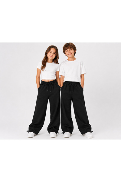 Mucki Paçası Stoperli Baggy Kalıp Unisex Eşofman Altı