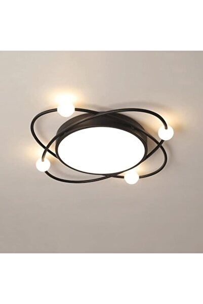 Laleluli Candelabru LED negru Atlantico, Laleluli, cu 4 becuri, diametru 50 c...