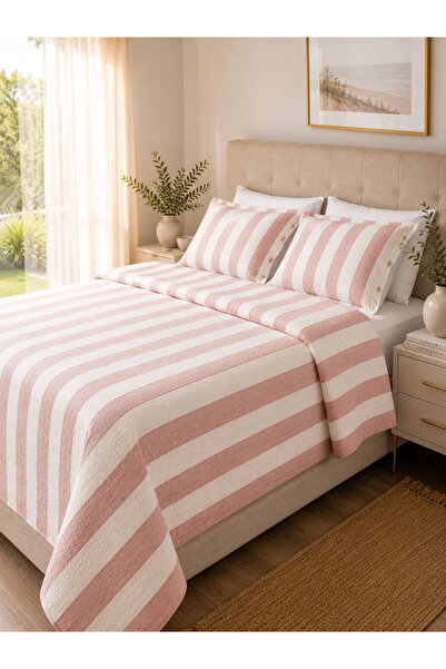 SELORA MAISON Muslin Duvet Cover Set with Washed Pieces, Double Size 200X220 ...