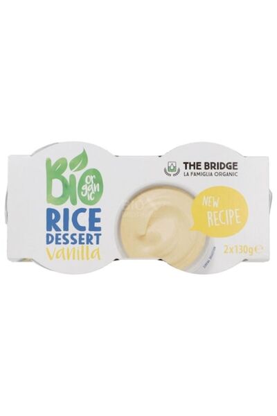 The Bridge Оризов десерт с вкус на ванилия, био, без глутен (2 X 130 Г) 260 Г