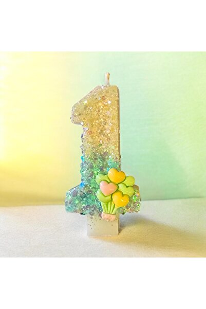 Miki & Miki Simli Pasta Mumu Doğum günü mum 1 yaş Balon Konsept