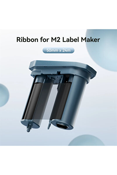 Choice10 Black Ribbon NIIMBOT M2 M3 Laser Silver Heat Thermal Transfer Label ...