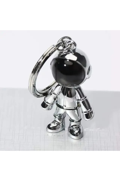 choice2 Silver New Car Astronaut Key Chain Pendant Car Key Chain High Quality...
