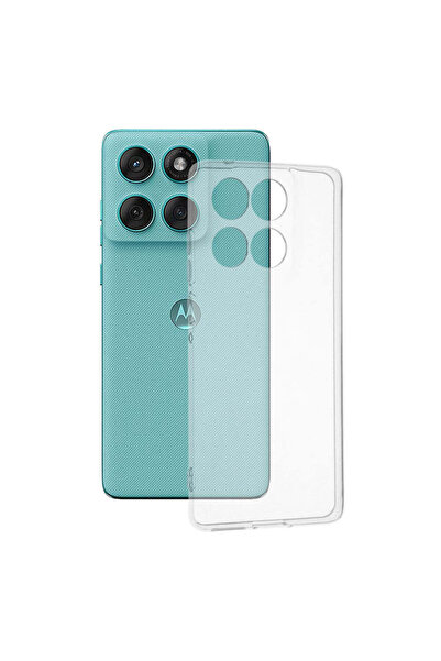 Techsuit Husă pentru Motorola Edge 60 Fusion, din silicon transparent, transp...