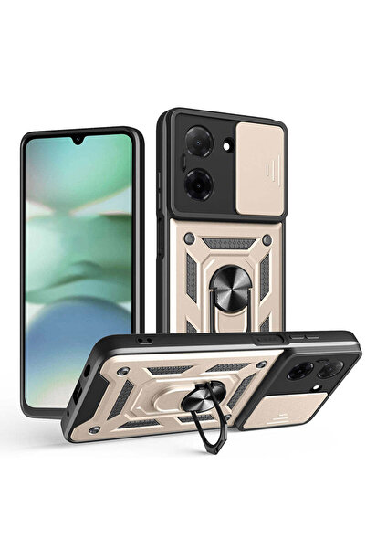 Techsuit Husă pentru Xiaomi Redmi A5 4G (Regional), Seria CamShield, auriu - ...