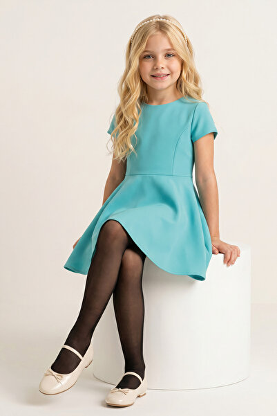 TOLIN Girl's oliva 20 shiny pantyhose - hb60