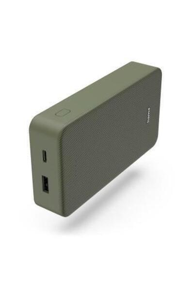 Urage Hama Colour 20 Power Pack, 20000 mAh, 2 Outputs: USB-C, USB-A, Green