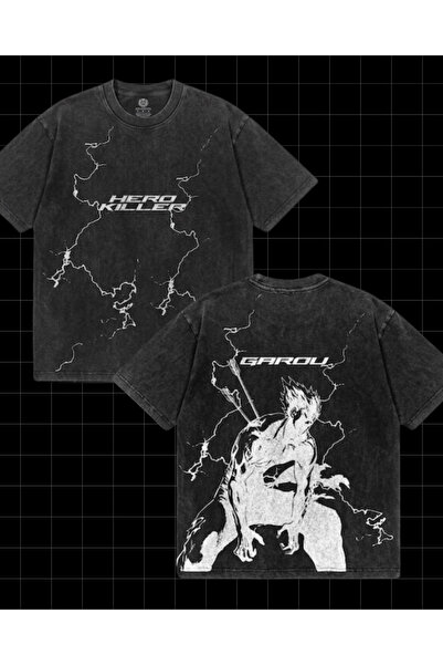 Toum Anime One-Punch Man Garou Τυπωμένο, πλενόμενο, vintage unisex μπλουζάκι ...