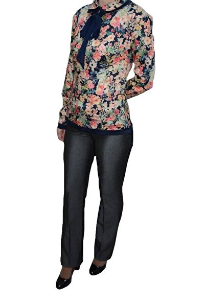 OEM Pantalon modern lung, design clasic si croi usor evazat, nuanta gri