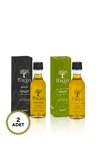 100 ml Erken Hasat Soğuk Sıkım Memecik ve Özel Seri Natürel Sızma Zeytinyağı | Tek Bahçe (2025/2026) (50 ml x 2 Adet)