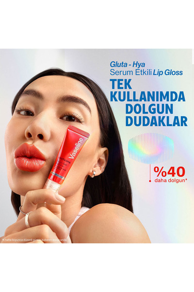 Vaseline Gluta Hya Serum Etkili Lip Gloss Cherry Crush 10 ml