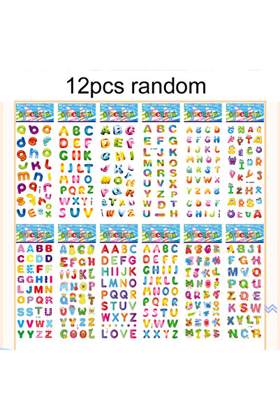 Choice12 12ZM 12pcs/set 3D Bubble Sticker Stationery Stickers Office Educatio...