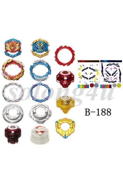 Choice12 B-188(3) Flame-solong4u DB/BU Series Battle Spinning Tops Toys,Birth...