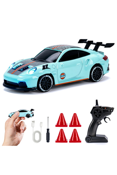Choice14 سيارة تحكم عن بعد عالية السرعة 1180BL بمقياس 1/64 مع إضاءة، نظام تحك...