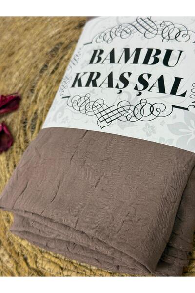 İSTDONATELLA Bamboo Kraş Shawl Model - No Ironing Required