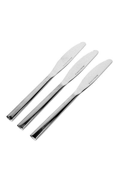 ROYALFORD 3-Piece Stainless Steel Dinner Knife Set Silver
