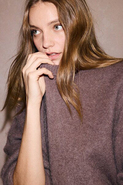 H&M Tiftik Karışımlı Oversize Kazak
