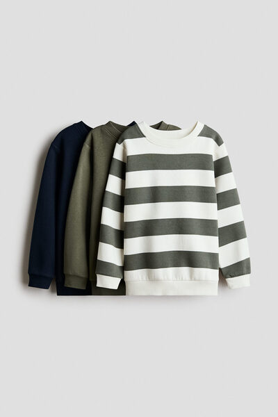 H&M 3'lü İçi Tüylü Sweatshirt