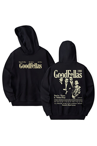 STİL-X Goodfellas Printed Cotton Long Sleeve Hooded Sweatshirt with 3 Yarns