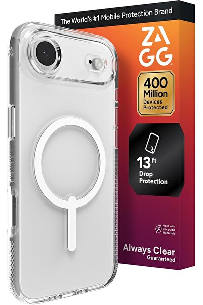 Zagg Crystal Palace Case for iPhone Air - Clear, Drop Protection (13ft/4m), C...