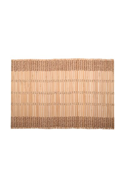 Estia Home Art ESTIA ΔΙΣΚΟΣ ΑΠΑΡΑΙΤΗΤΩΝ ΕΙΔΩΝ ΜΠΑΜΠΟΥ 45x30εκ. ΚΑΦΕ