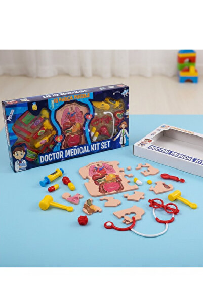 Flower Toys Kembay 13 Piece Human Body Puzzle Doctor Set